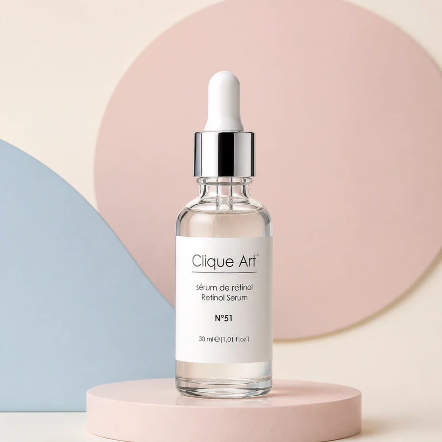 Clique Art N°51 retinol bakım serumu — damlalıklı şişe